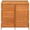 Garden Shed Brown 40.2"x20.5"x44.1" Solid Wood Fir