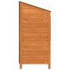 Garden Shed Brown 21.7"x20.5"x44.1" Solid Wood Fir