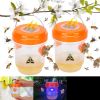 2Pcs Solar Powered Outdoor Wasp Trap Hanging Fly Catcher