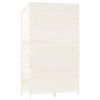 Garden Shed White 40.2"x20.5"x68.7" Solid Wood Fir