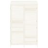 Garden Shed White 40.2"x20.5"x68.7" Solid Wood Fir