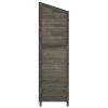 Garden Shed Anthracite 40.2"x20.5"x68.7" Solid Wood Fir