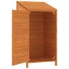 Garden Shed Brown 21.7"x20.5"x44.1" Solid Wood Fir