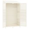 Garden Shed White 40.2"x20.5"x68.7" Solid Wood Fir