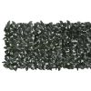 Balcony Screen with Dark Green Leaves 196.9"x29.5"