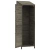 Garden Shed Anthracite 21.7"x20.5"x68.7" Solid Wood Fir