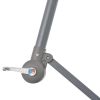 Cantilever Umbrella with LED Lights and Steel Pole 118.1" Anthracite