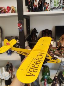 Outdoor Aircraft Windmill Metal  Garden Courtyard Decoration (Option: Yellow 30x32)