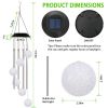 Solar Wind Chime Lights Butterfly Lamp 7 Color Changing String Lights